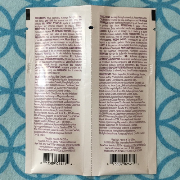 Luxury Shampoo Samples - Picture 3 of 7